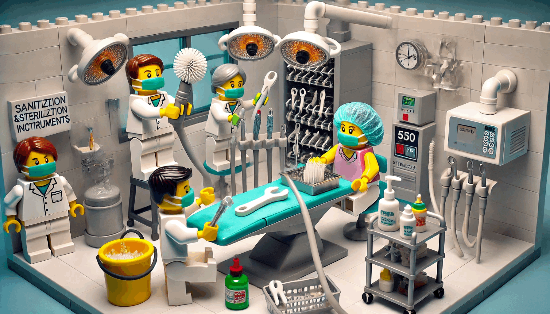 I processi di pulizia, sanificazione e sterilizzazione dello studio