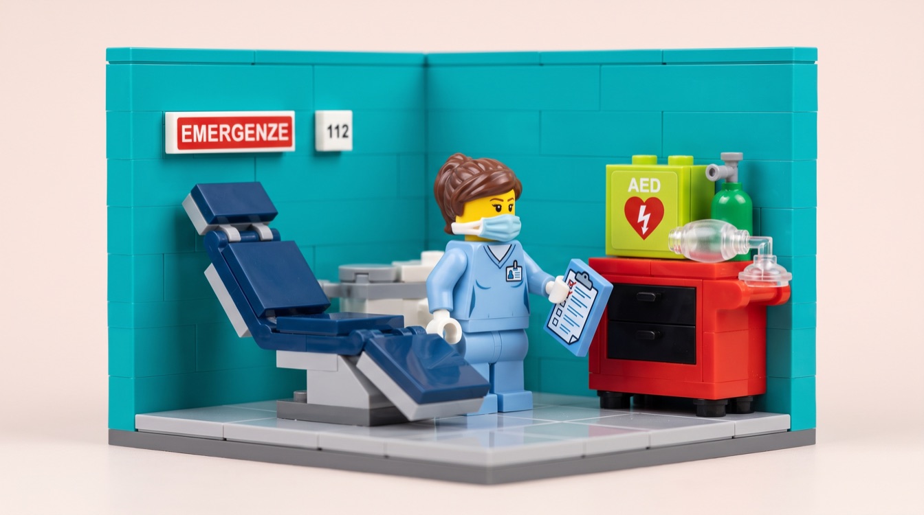 Carrello delle emergenze nello studio dentistico: cosa contiene e chi lo controlla